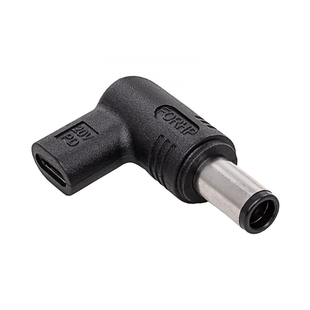 Akyga AK-ND-C07 USB Type-C/7,4x5,0mm Laptop Adapter Black Akyga AK-ND-C07 USB Type-C/7,4x5,0mm Laptop Adapter Black