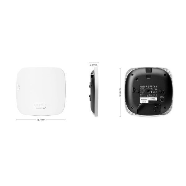 HP R2X01A Aruba Instant On AP12 Access Point White HP R2X01A Aruba Instant On AP12 Access Point White