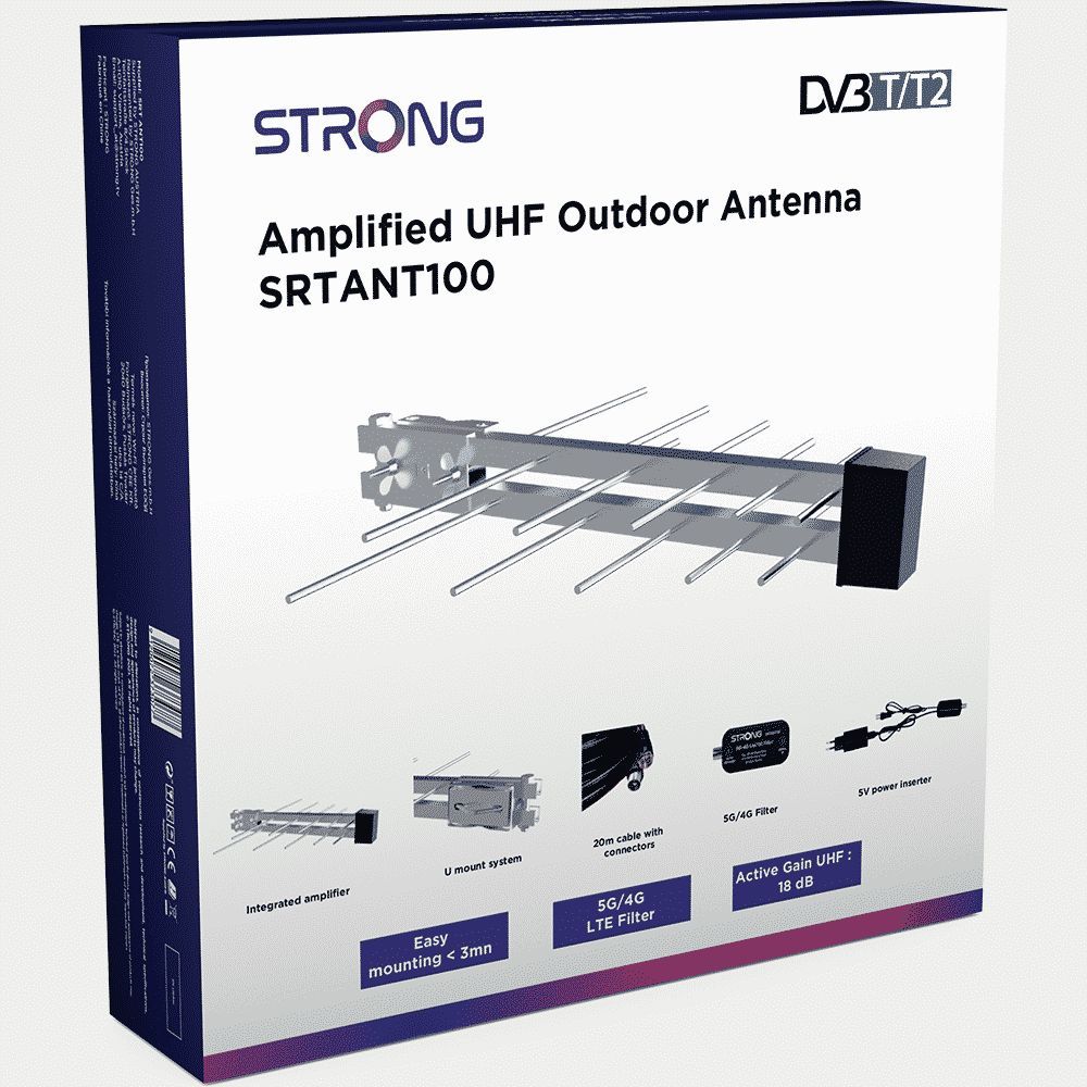 Strong SRT ANT 100 DVB-T/T2 kültéri antenna Strong SRT ANT 100 DVB-T/T2 kültéri antenna