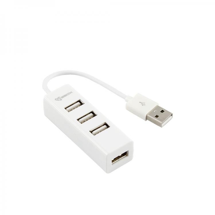 SBOX H-204W USB 2.0 HUB 4 port White SBOX H-204W USB 2.0 HUB 4 port White