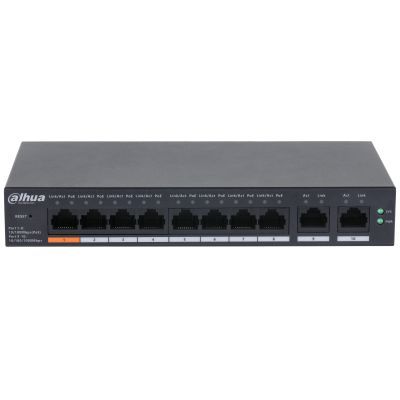 Dahua CS4010-8ET-60 10-Port Cloud Managed Desktop Switch with 8-Port PoE