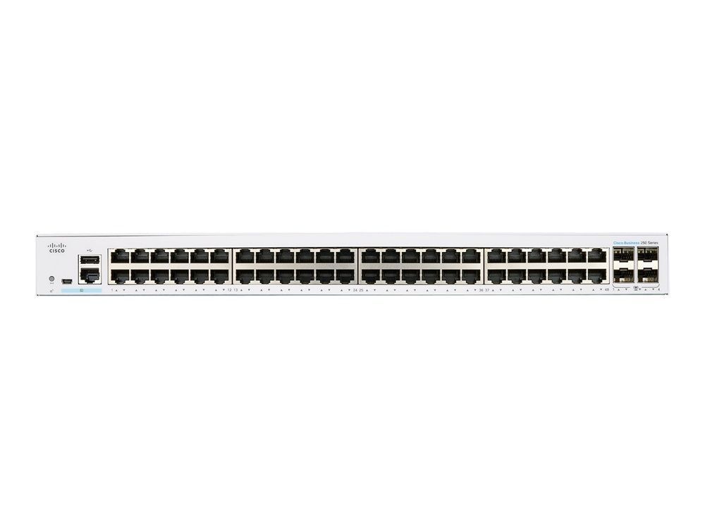 Cisco CBS250-48T-4X-EU Business 250 Series Smart Switch Cisco CBS250-48T-4X-EU Business 250 Series Smart Switch