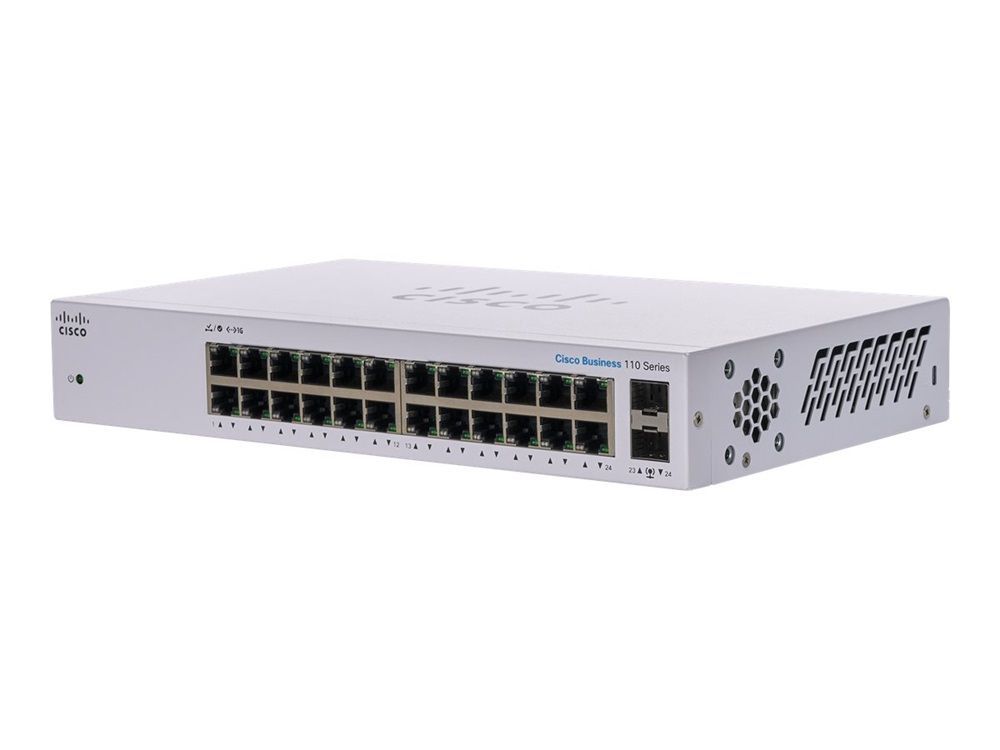 Cisco CBS110-24T 24-port Business 110 Series Unmanaged Switch Cisco CBS110-24T 24-port Business 110 Series Unmanaged Switch