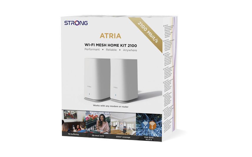 Strong Atria Wi-Fi Mesh Home Kit 2100 (2db) Strong Atria Wi-Fi Mesh Home Kit 2100 (2db)