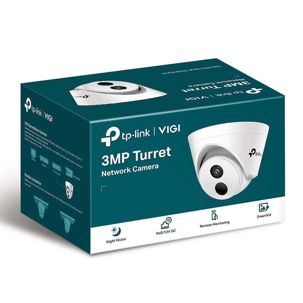 TP-Link VIGI C400HP (2.8mm) 3MP Turret Network Camera TP-Link VIGI C400HP (2.8mm) 3MP Turret Network Camera
