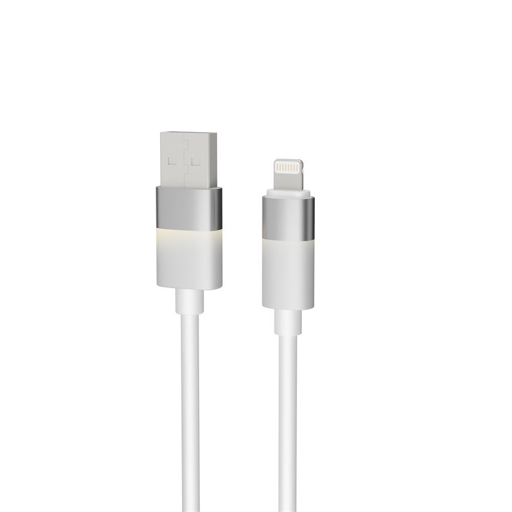 Avax CB311 GLOWY USB-A - Lightning cable 2m White Avax CB311 GLOWY USB-A - Lightning cable 2m White