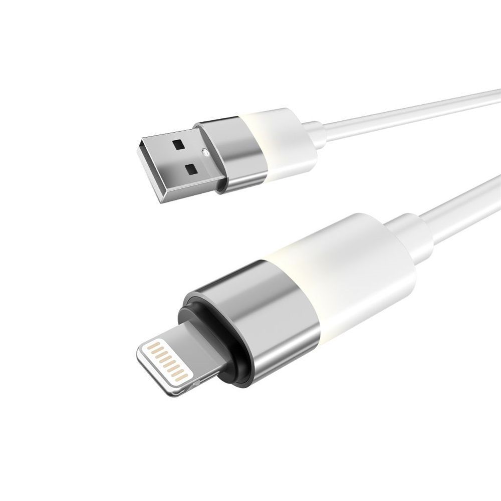 Avax CB311 GLOWY USB-A - Lightning cable 2m White Avax CB311 GLOWY USB-A - Lightning cable 2m White
