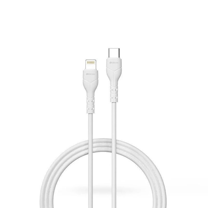 Devia Kintone USB-C/Lightning Cable 1m White Devia Kintone USB-C/Lightning Cable 1m White