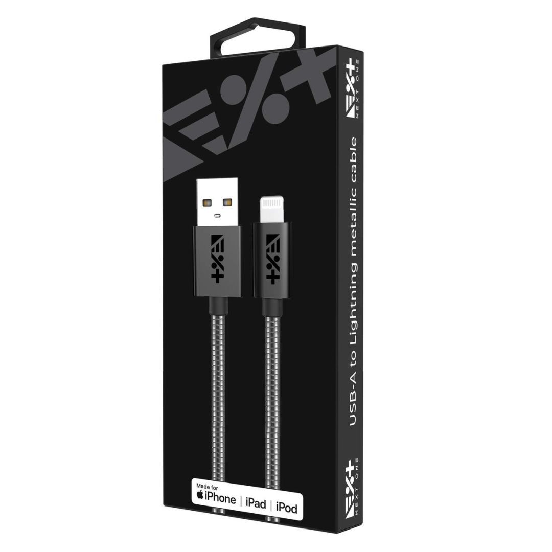 Next One USB-A LIGHTNING METALLIC CABLE Next One USB-A LIGHTNING METALLIC CABLE