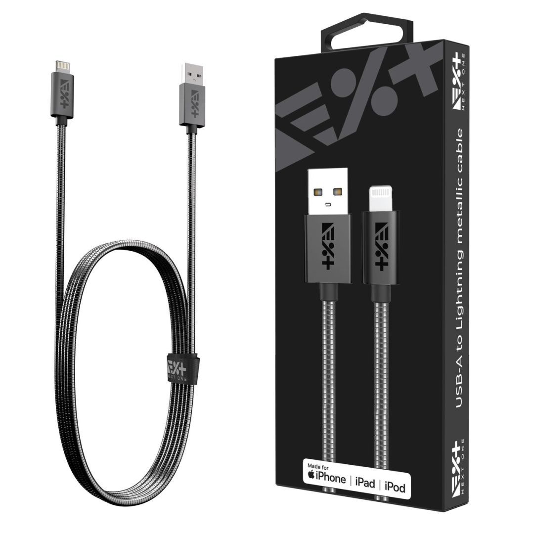 Next One USB-A LIGHTNING METALLIC CABLE Next One USB-A LIGHTNING METALLIC CABLE