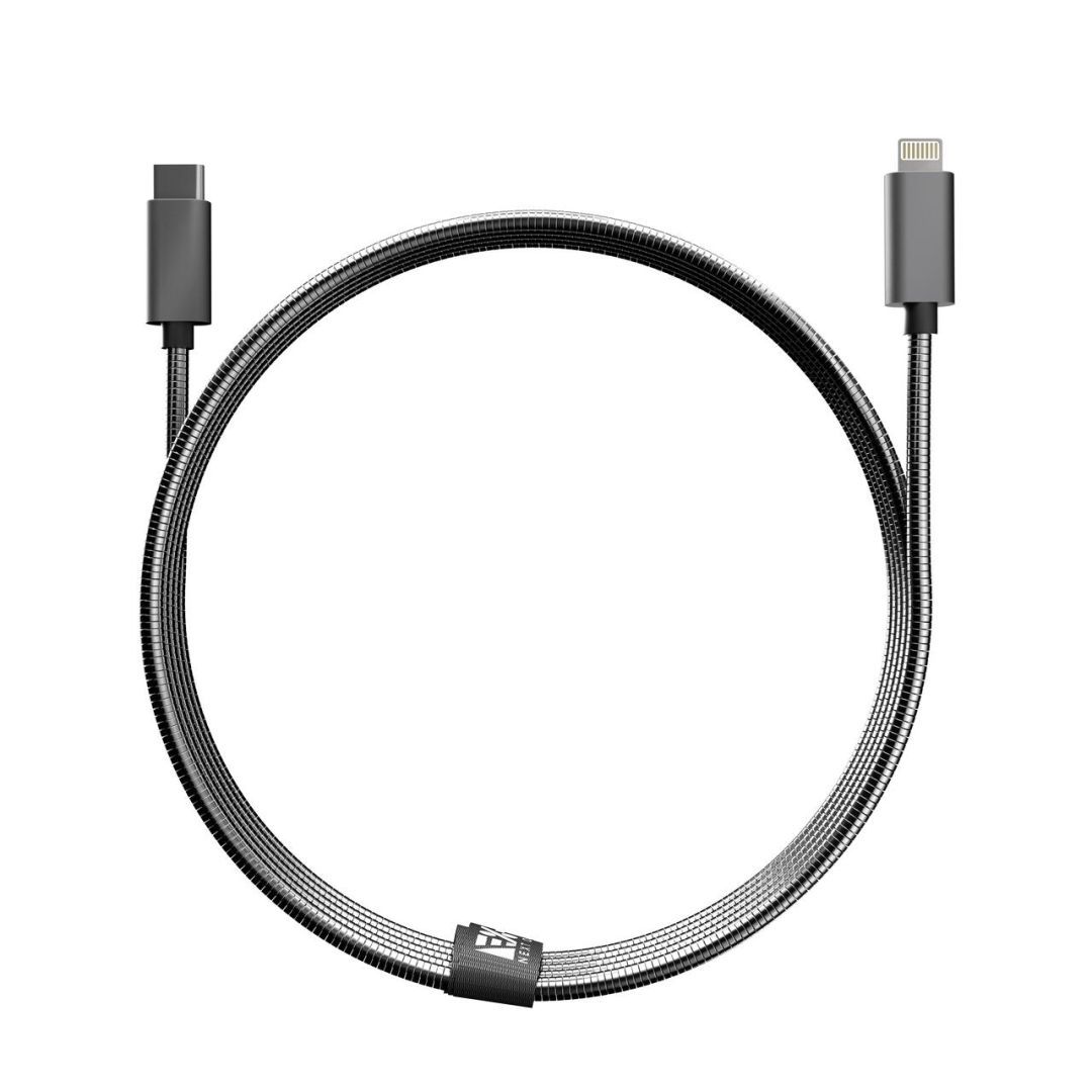 Next One USB-C to Lightning Metallic Cable Space Gray Next One USB-C to Lightning Metallic Cable Space Gray