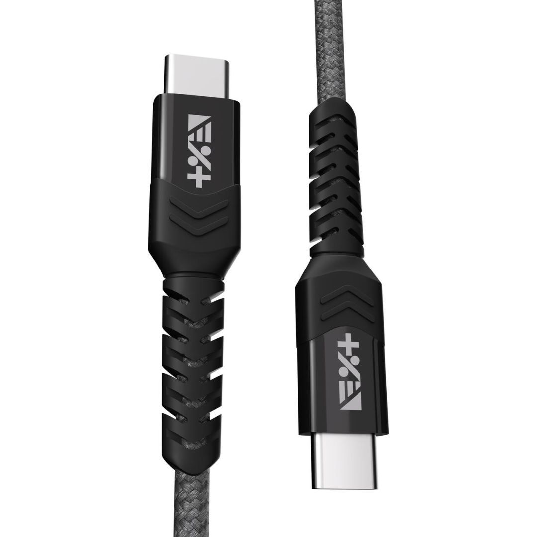 Next One Braided USB-C to USB-C Cable Space Gray Next One Braided USB-C to USB-C Cable Space Gray