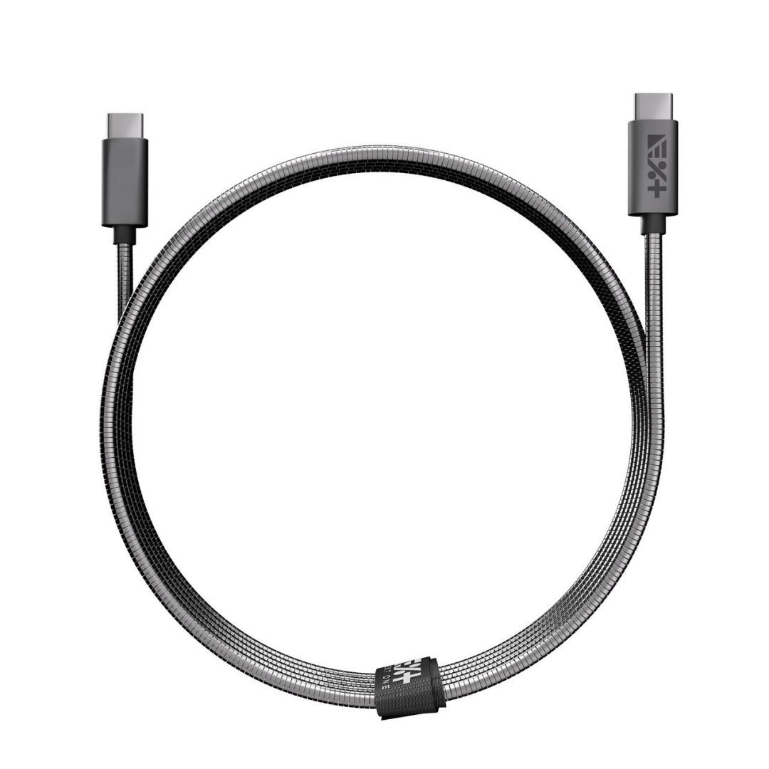 Next One Metallic USB-C to USB-C Cable Space Gray Next One Metallic USB-C to USB-C Cable Space Gray