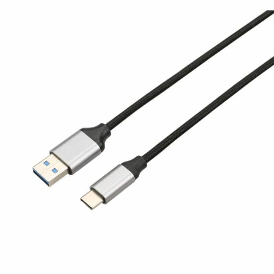 Avax USB-A to Type-C cable 1,5m Black/Grey Avax USB-A to Type-C cable 1,5m Black/Grey