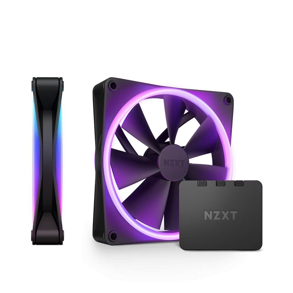 NZXT F140 RGB DUO Twin Pack Black NZXT F140 RGB DUO Twin Pack Black