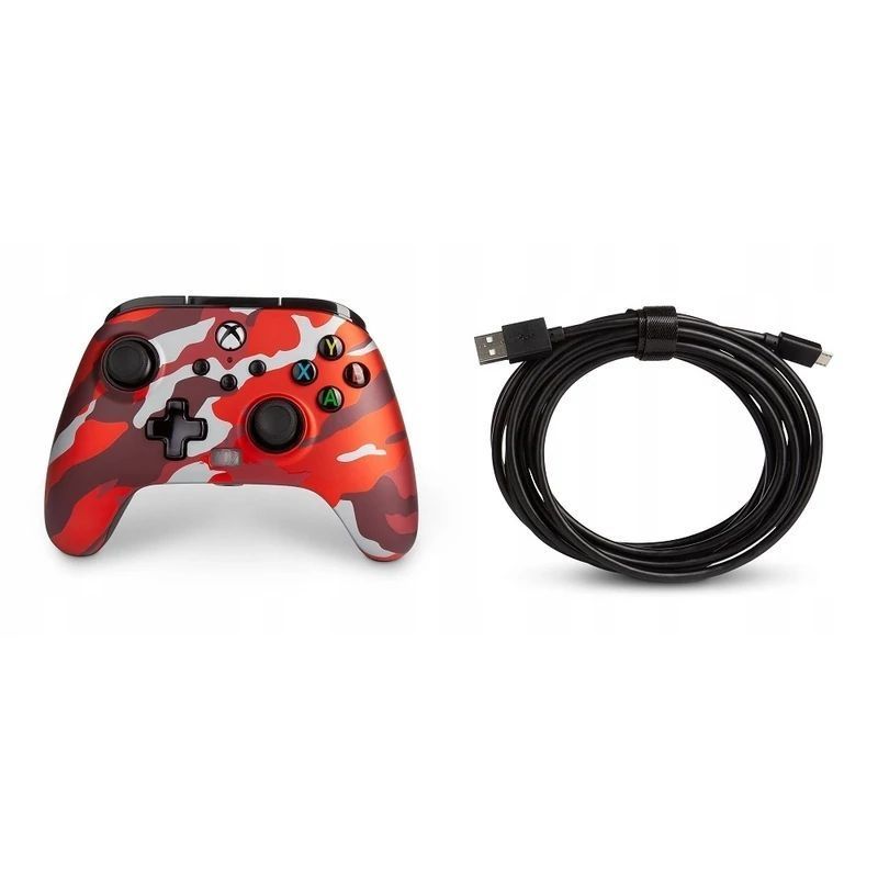 PowerA Enhanced Wired Controller for Xbox Series X|S Red Camo PowerA Enhanced Wired Controller for Xbox Series X|S Red Camo