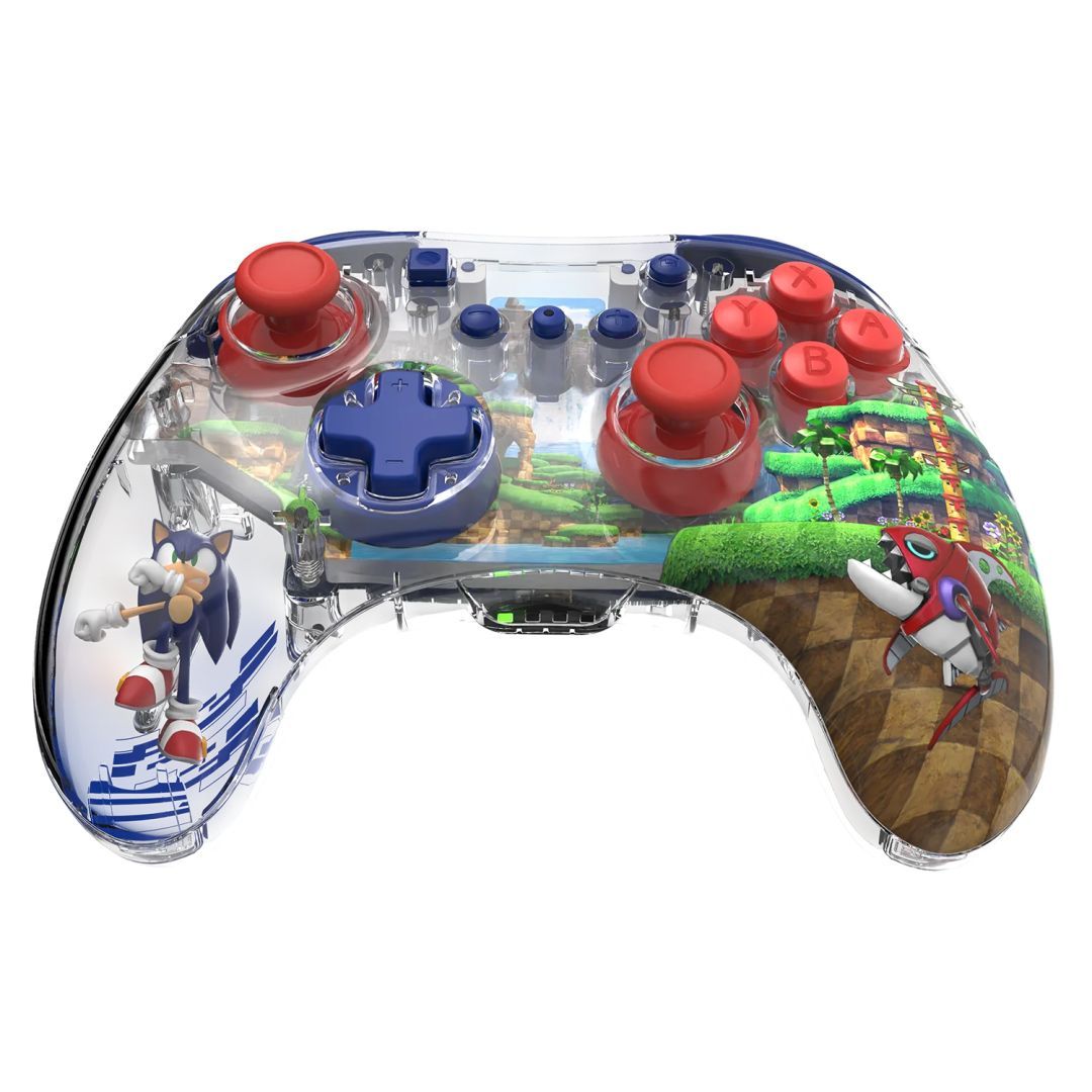 PDP Nintendo Switch REALMz Bluetooth Gamepad Sonic Green Hill Zone PDP Nintendo Switch REALMz Bluetooth Gamepad Sonic Green Hill Zone