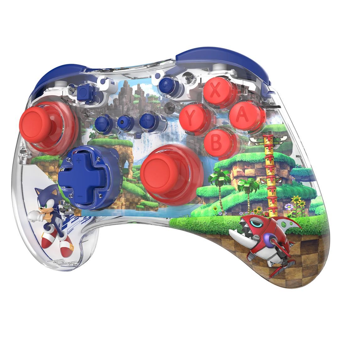 PDP Nintendo Switch REALMz Bluetooth Gamepad Sonic Green Hill Zone PDP Nintendo Switch REALMz Bluetooth Gamepad Sonic Green Hill Zone