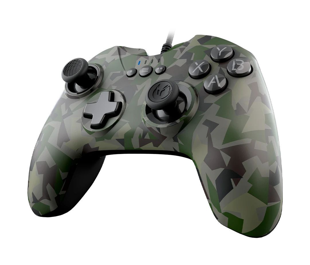 Nacon GC-100XF USB Wired Controller Gamepad Forest Camo Nacon GC-100XF USB Wired Controller Gamepad Forest Camo
