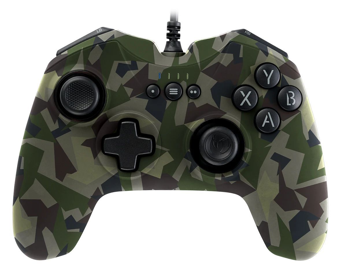 Nacon GC-100XF USB Wired Controller Gamepad Forest Camo Nacon GC-100XF USB Wired Controller Gamepad Forest Camo
