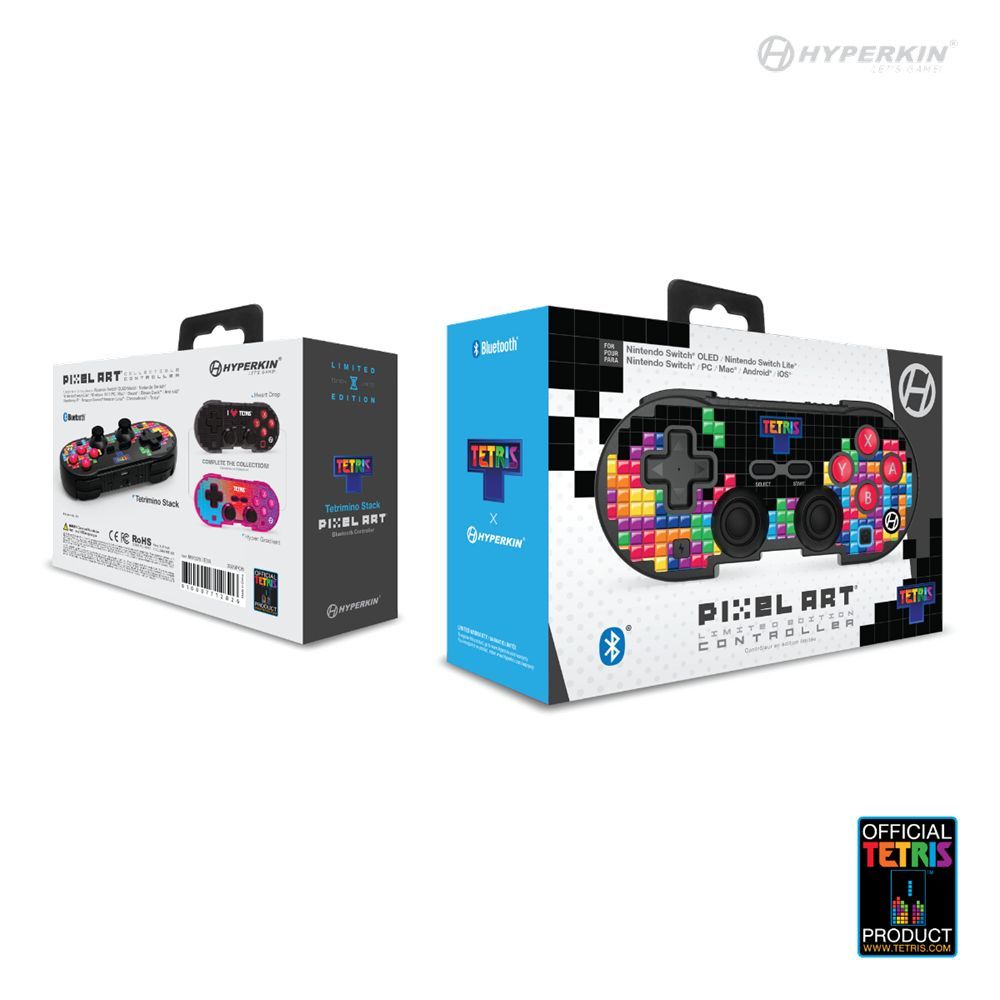 HYPERKIN Pixel Art Gamepad Official Tetris Limited Edition HYPERKIN Pixel Art Gamepad Official Tetris Limited Edition