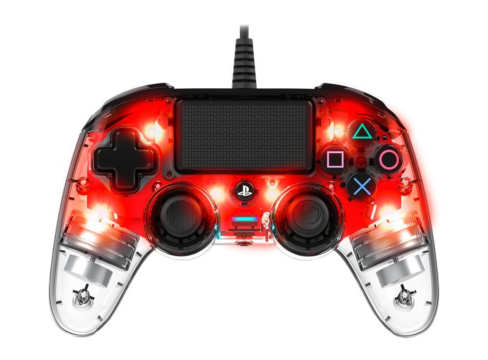 Nacon Compact USB Gamepad Red/Transparent Nacon Compact USB Gamepad Red/Transparent