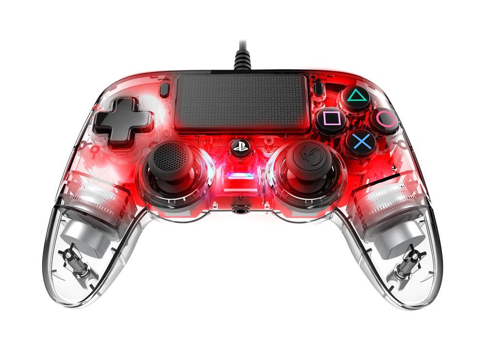 Nacon Compact USB Gamepad Red/Transparent Nacon Compact USB Gamepad Red/Transparent