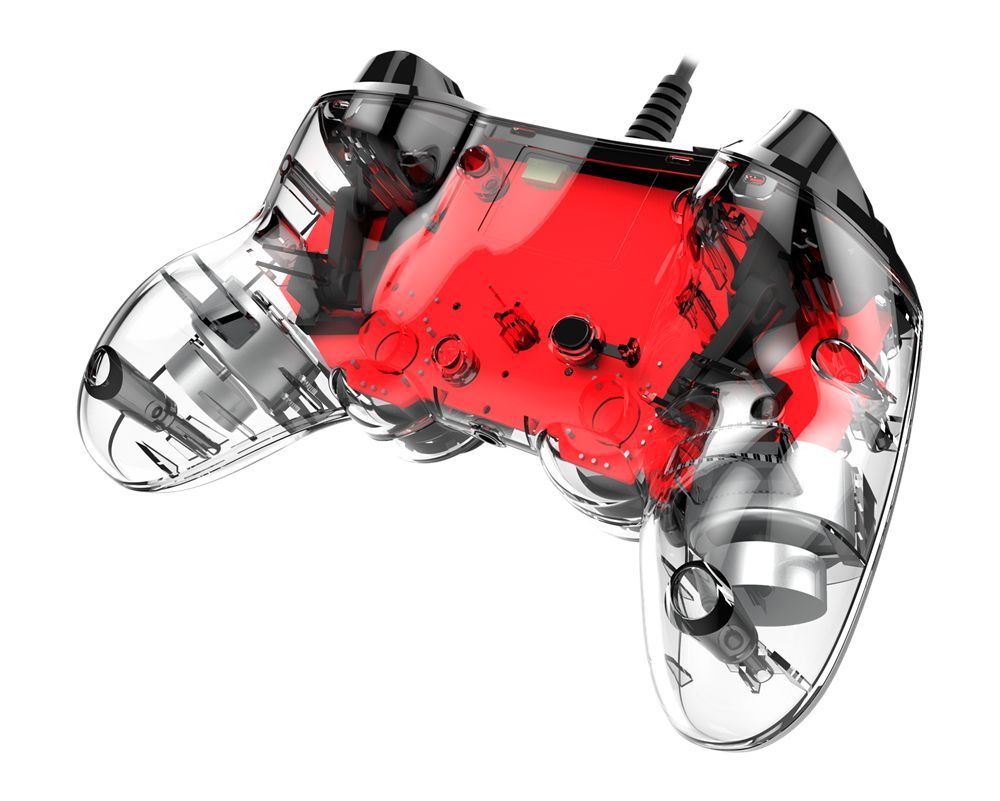 Nacon Compact USB Gamepad Red/Transparent Nacon Compact USB Gamepad Red/Transparent