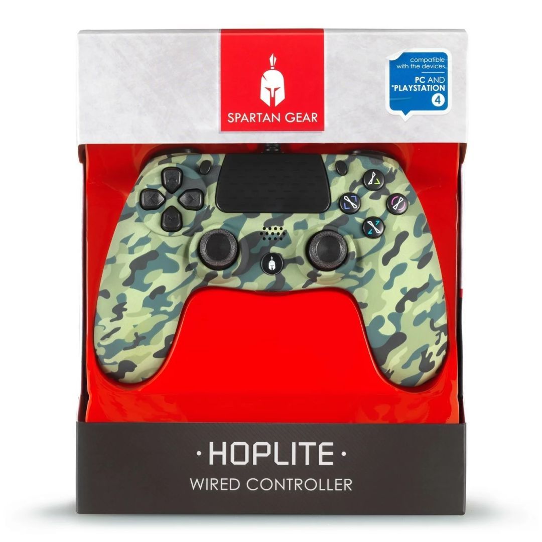 Spartan Gear Hoplite Wired Gamepad Green Camo (PS4) Spartan Gear Hoplite Wired Gamepad Green Camo (PS4)