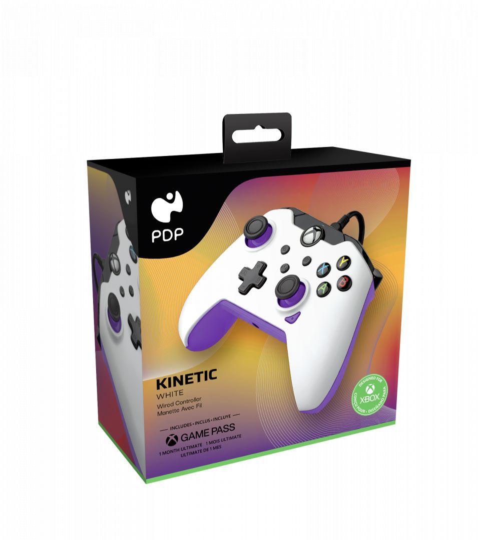 PDP Xbox Series X/S & PC USB Gamepad Kinetic White PDP Xbox Series X/S & PC USB Gamepad Kinetic White
