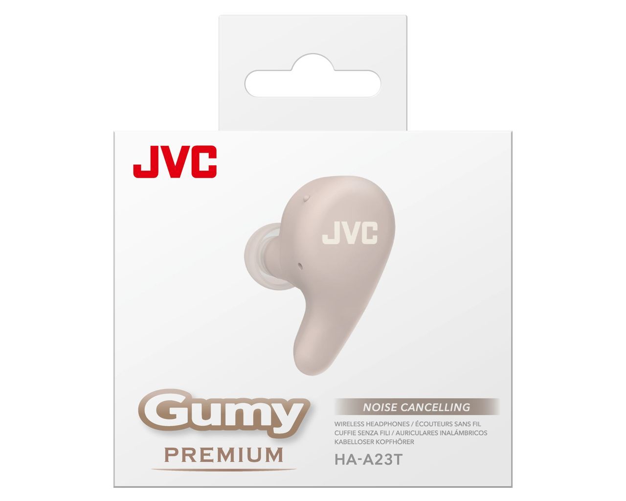 JVC HA-A23T Gumy Premium Wireless Headphones with Noise Cancellation Mocha Brown JVC HA-A23T Gumy Premium Wireless Headphones with Noise Cancellation Mocha Brown