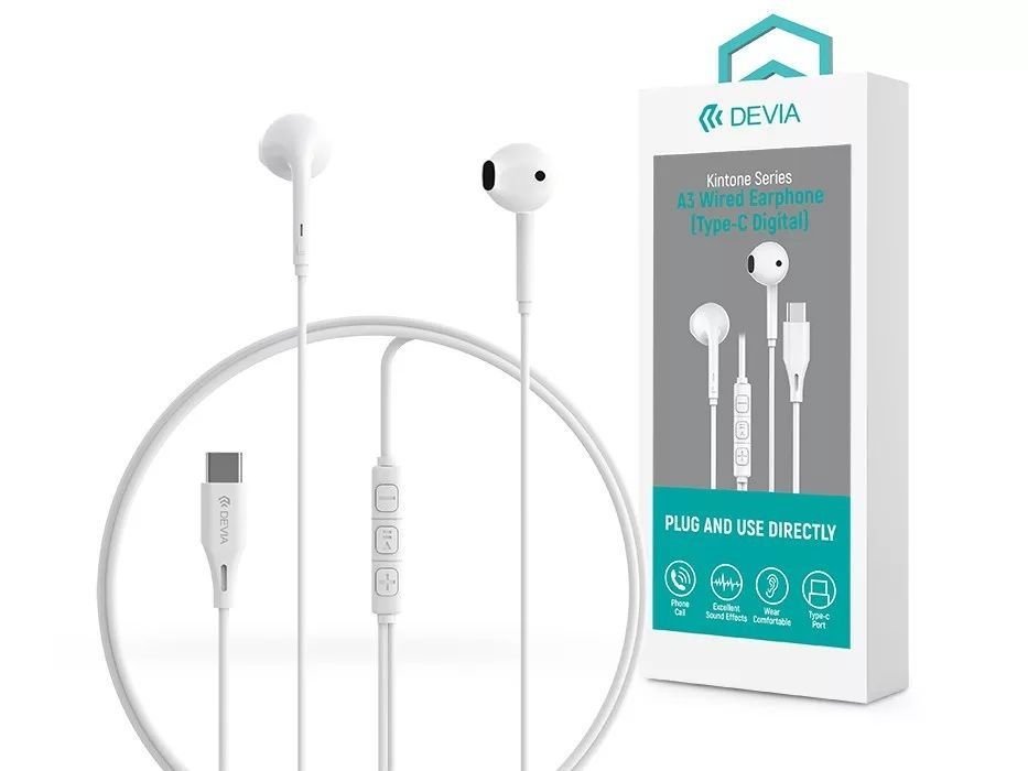 Devia Kintone Series A3 Headset White