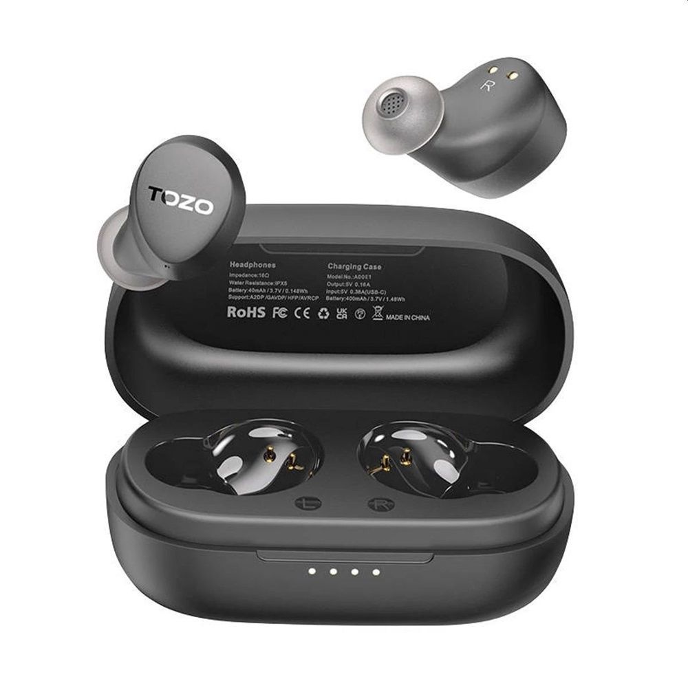 TOZO Agile Dots TWS Bluetooth Headset Black TOZO Agile Dots TWS Bluetooth Headset Black