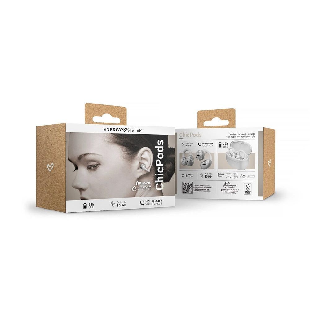 Energy Sistem ChicPods TWS Bluetooth Headset Snow White Energy Sistem ChicPods TWS Bluetooth Headset Snow White