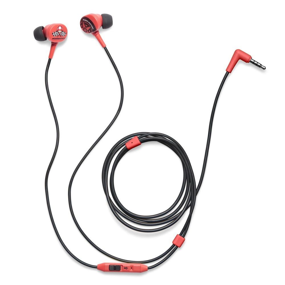 PowerA Wired Earbuds for Nintendo Switch Mario Kart Motors
