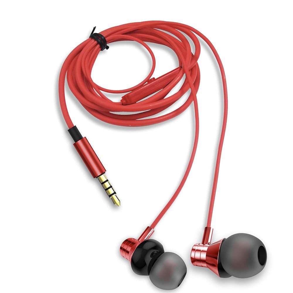 Aiwa ESTM-50RD In-Ear Headphone Red Aiwa ESTM-50RD In-Ear Headphone Red