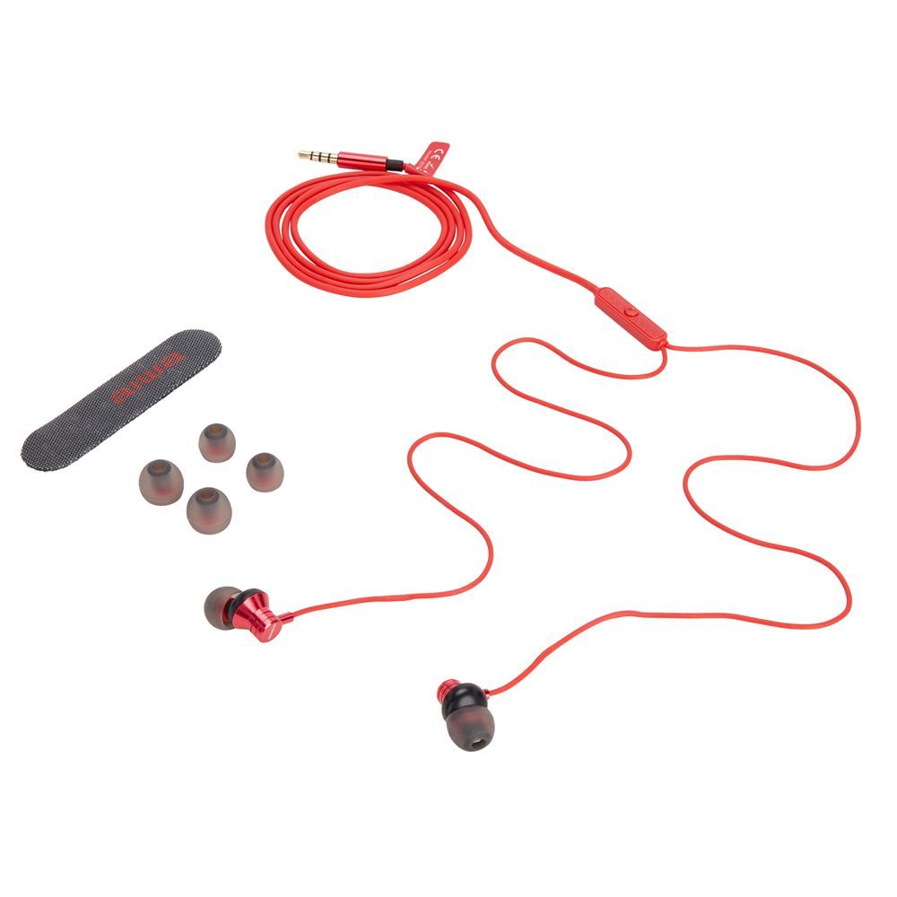 Aiwa ESTM-50RD In-Ear Headphone Red Aiwa ESTM-50RD In-Ear Headphone Red