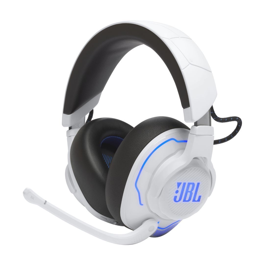 JBL Quantum 910P Console Bluetooth Gamer Headset White/Blue JBL Quantum 910P Console Bluetooth Gamer Headset White/Blue