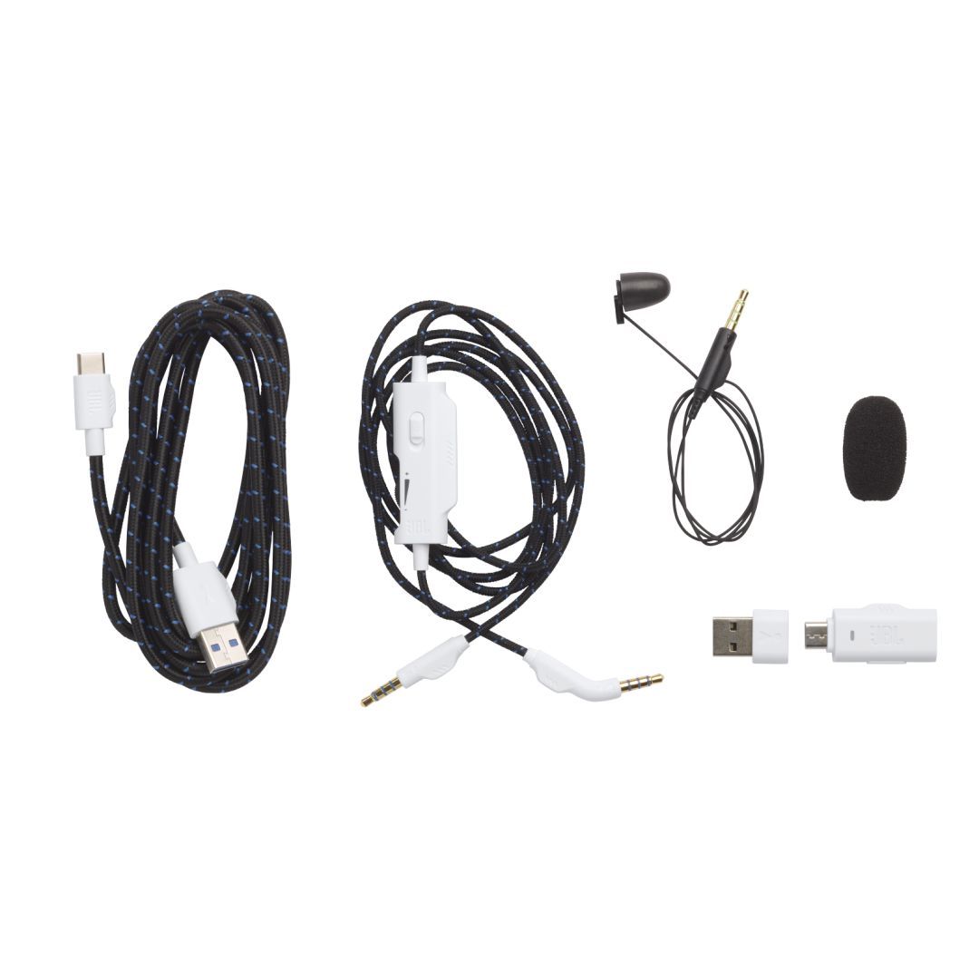 JBL Quantum 910P Console Bluetooth Gamer Headset White/Blue JBL Quantum 910P Console Bluetooth Gamer Headset White/Blue