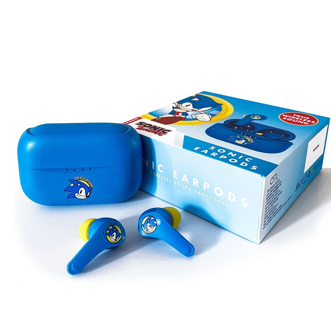 OTL Technologies SEGA Classic Sonic the Hedgehog TWS Bluetooth Headset Blue OTL Technologies SEGA Classic Sonic the Hedgehog TWS Bluetooth Headset Blue