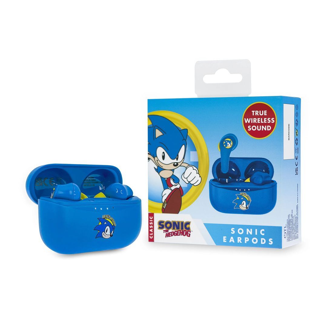 OTL Technologies SEGA Classic Sonic the Hedgehog TWS Bluetooth Headset Blue OTL Technologies SEGA Classic Sonic the Hedgehog TWS Bluetooth Headset Blue