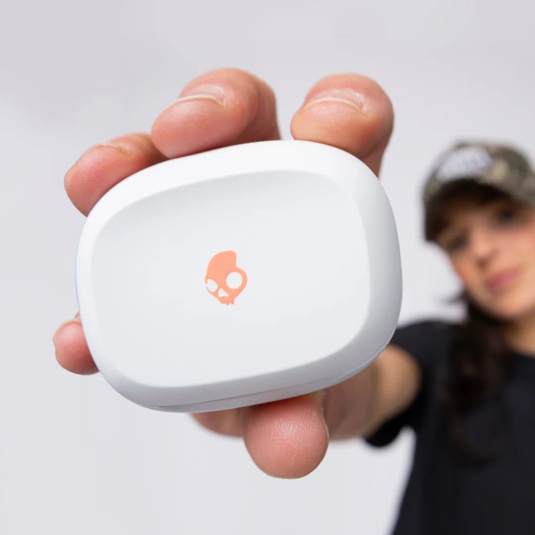 Skullcandy Smokin Buds True Wireless Bluetooth Headset Bone Skullcandy Smokin Buds True Wireless Bluetooth Headset Bone