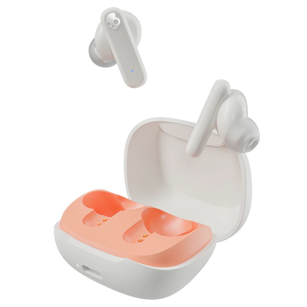 Skullcandy Smokin Buds True Wireless Bluetooth Headset Bone Skullcandy Smokin Buds True Wireless Bluetooth Headset Bone
