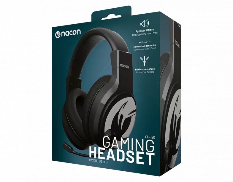 Nacon GH-120 Wired Stereo Gaming Headset Black Nacon GH-120 Wired Stereo Gaming Headset Black