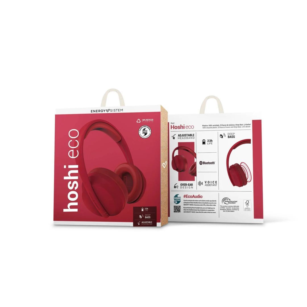 Energy Sistem Hoshi Eco Bluetooth Headset Red Energy Sistem Hoshi Eco Bluetooth Headset Red