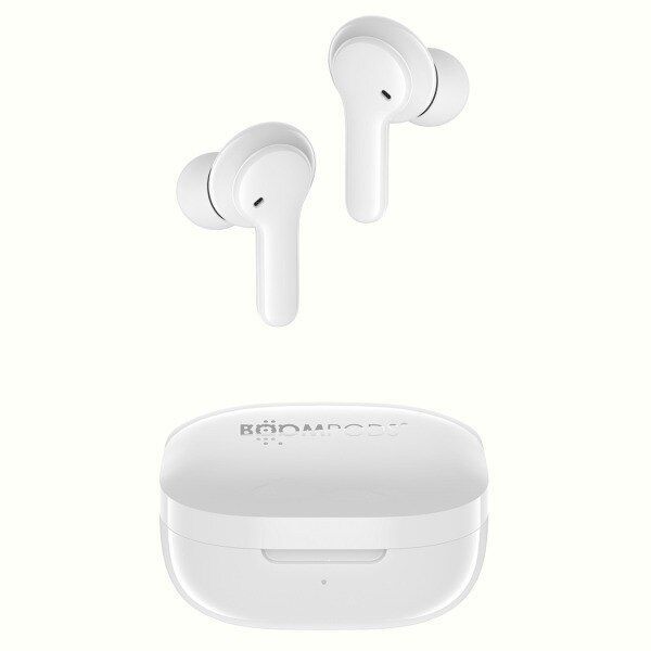 Boompods Compact Buds Bluetooth Headset White Boompods Compact Buds Bluetooth Headset White
