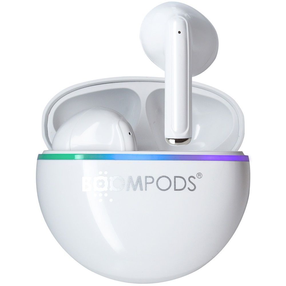 Boompods Earshot Bluetooth Headset White Boompods Earshot Bluetooth Headset White