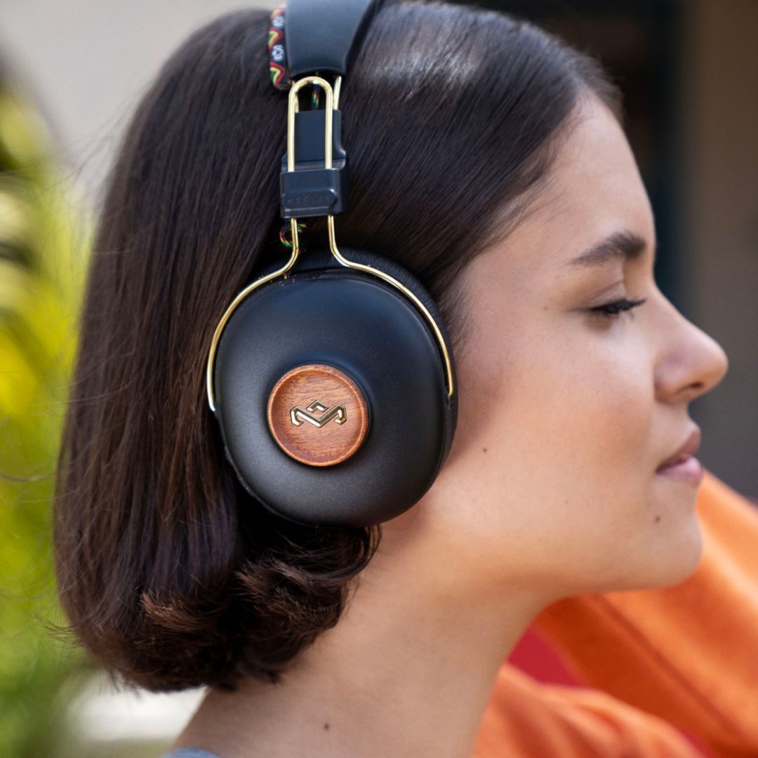 Marley Positive Vibration Frequency Bluetooth Over Ear Headphones Rasta Marley Positive Vibration Frequency Bluetooth Over Ear Headphones Rasta