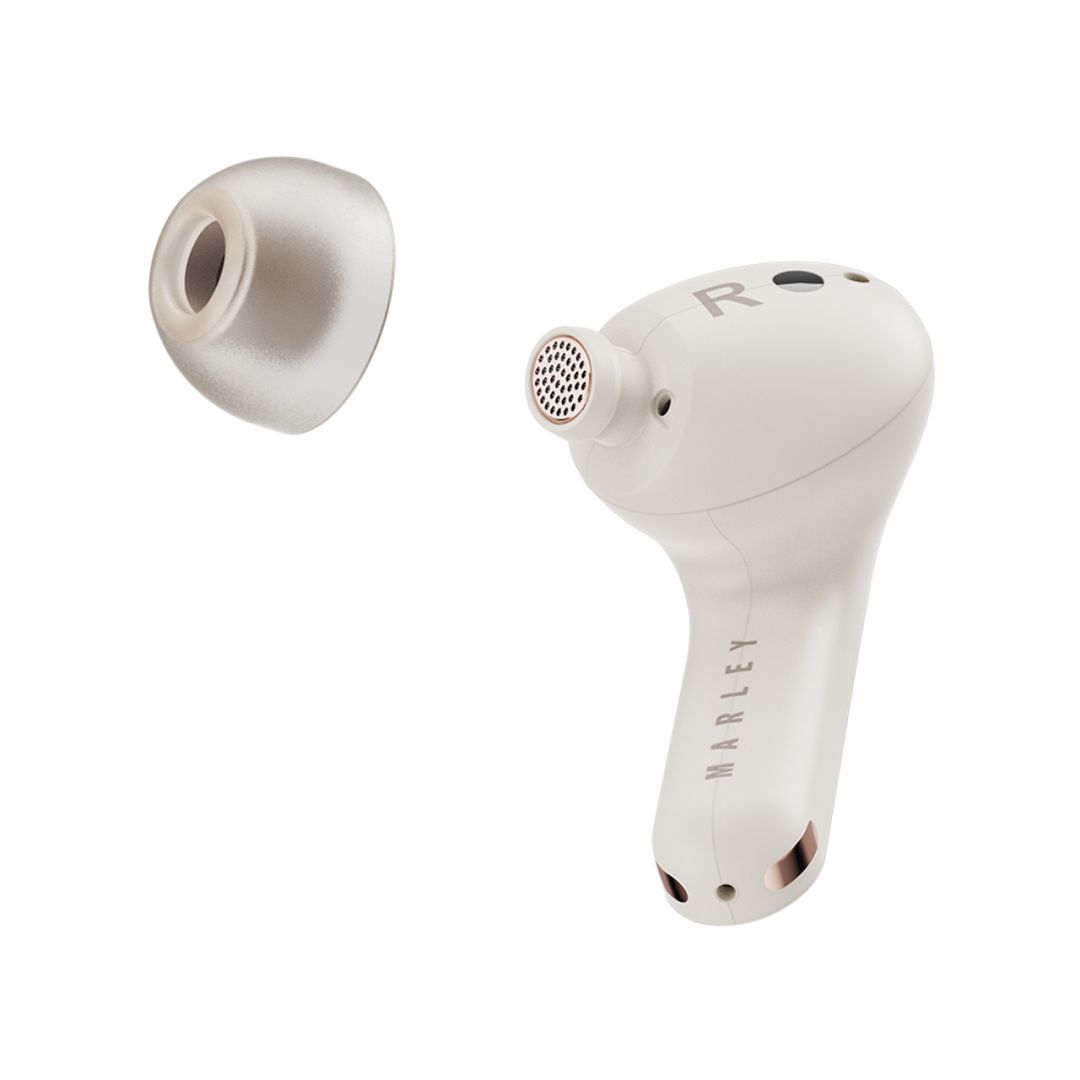 Marley Redemption ANC 2 True Wireless Bluetooth Headset Cream Marley Redemption ANC 2 True Wireless Bluetooth Headset Cream