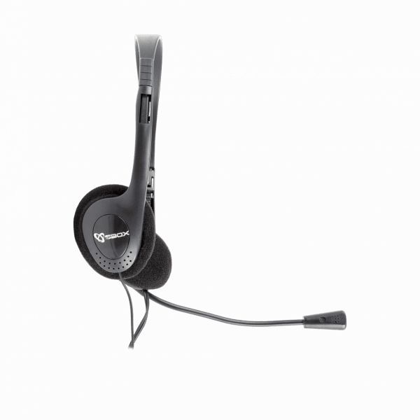 SBOX HS-201 Microphone Headset Black